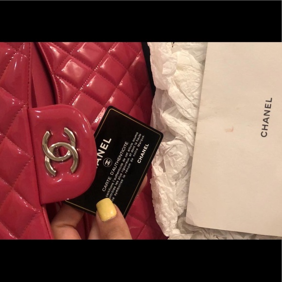 ❌SOLD ❌ Chanel Jumbo Patent Leather double flap - Picture 4 of 8
